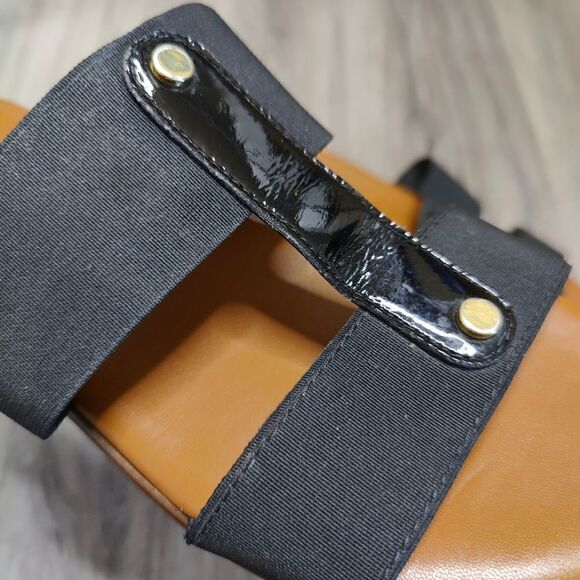 Italian Shoe Maker Slip On Stretch Band Sandals - Picture 9 of 13